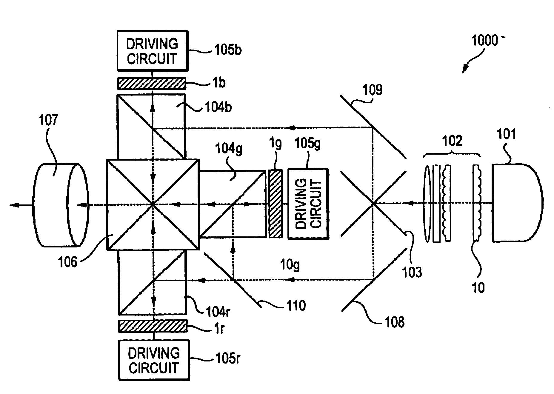 Fly-Eye Lens, Optical Unit and Display Apparatus