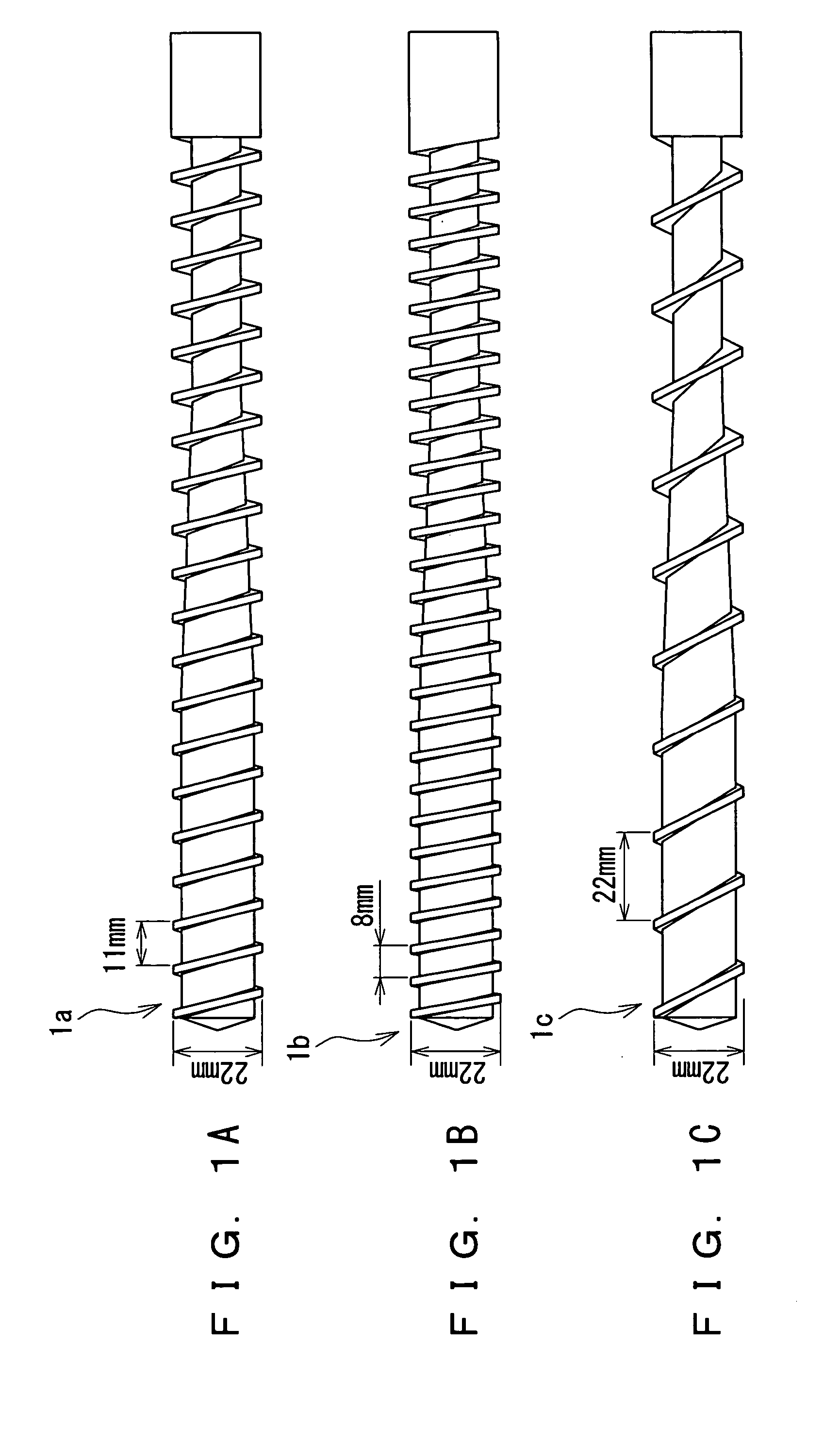 Screw for plastication of resin material and a plasticizing mechanism