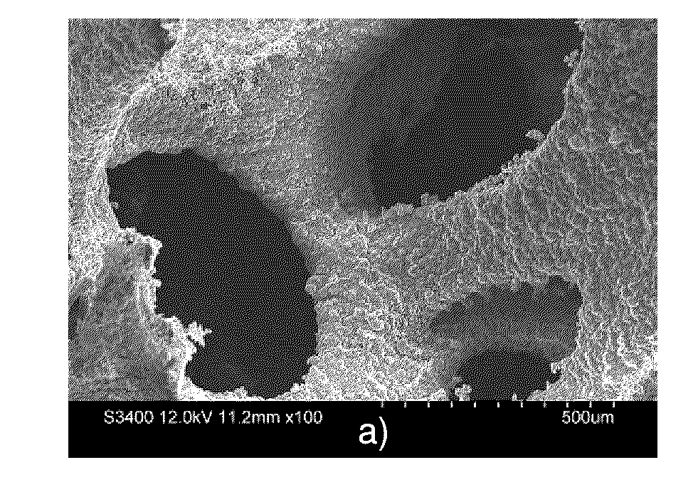 Porous materials coated with calcium phosphate and methods of fabrication thereof