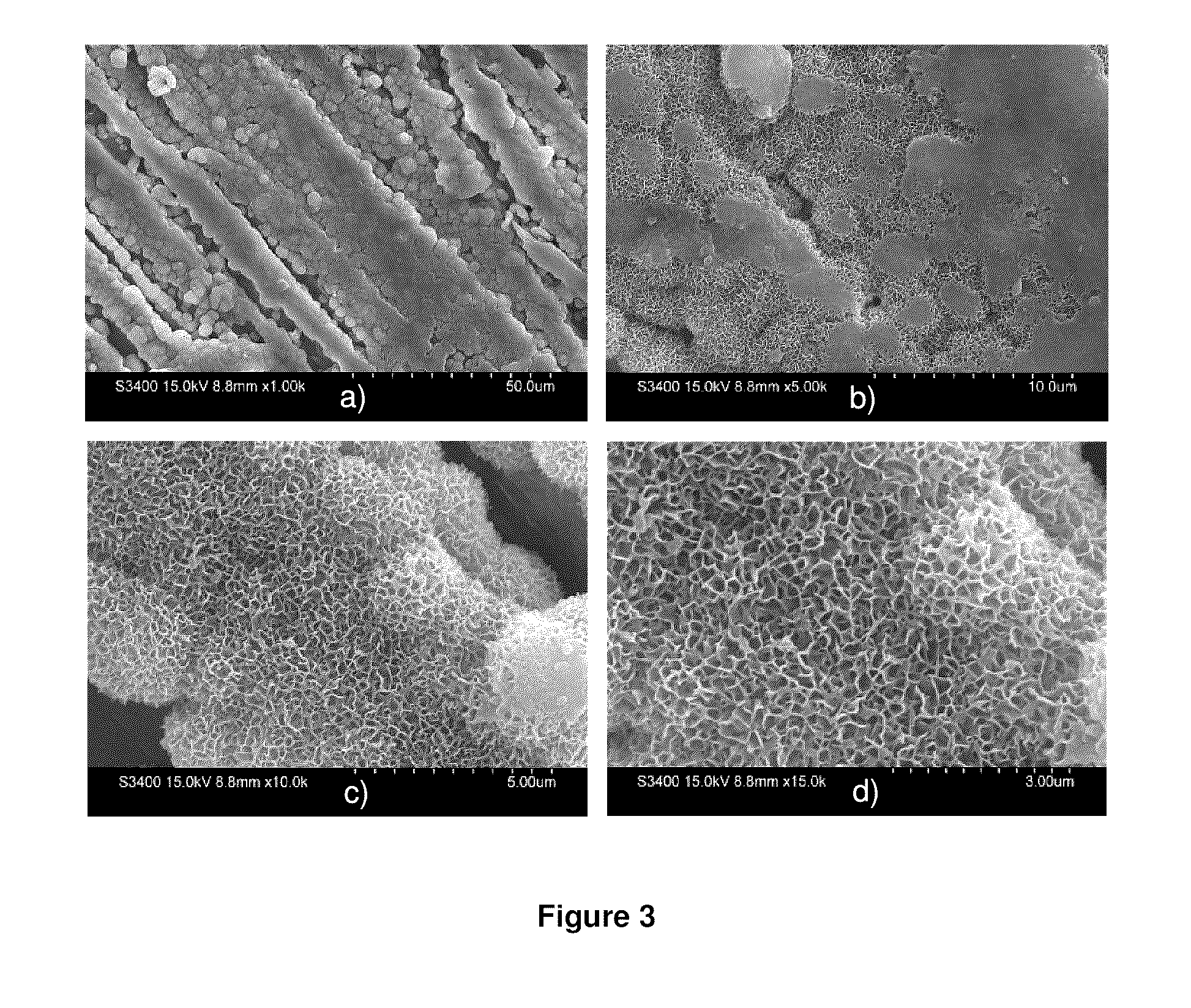 Porous materials coated with calcium phosphate and methods of fabrication thereof