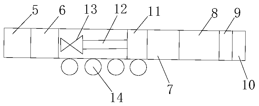 Observation inversion system and method for mining coal rock structure and gas changes