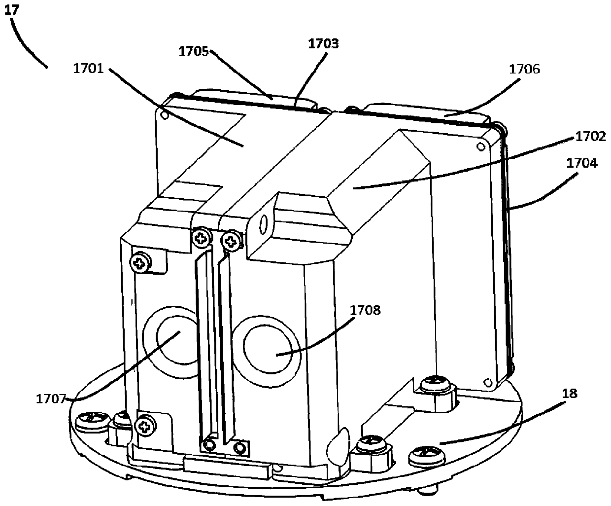 Laser radar and detecting device thereof