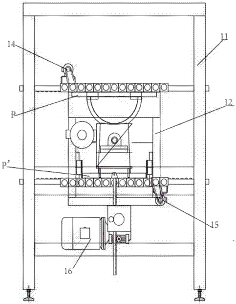 Automatic overturning and conveying device for high-pressure toilet bowl molding blank