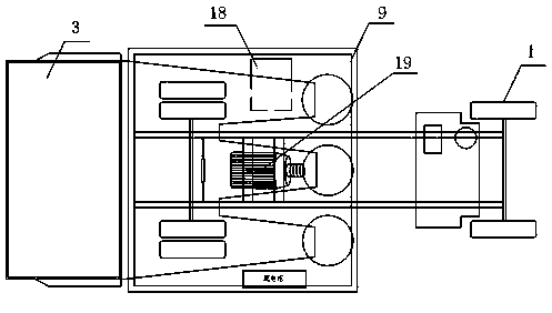 Full-automatic integrated guniting vehicle and using method thereof