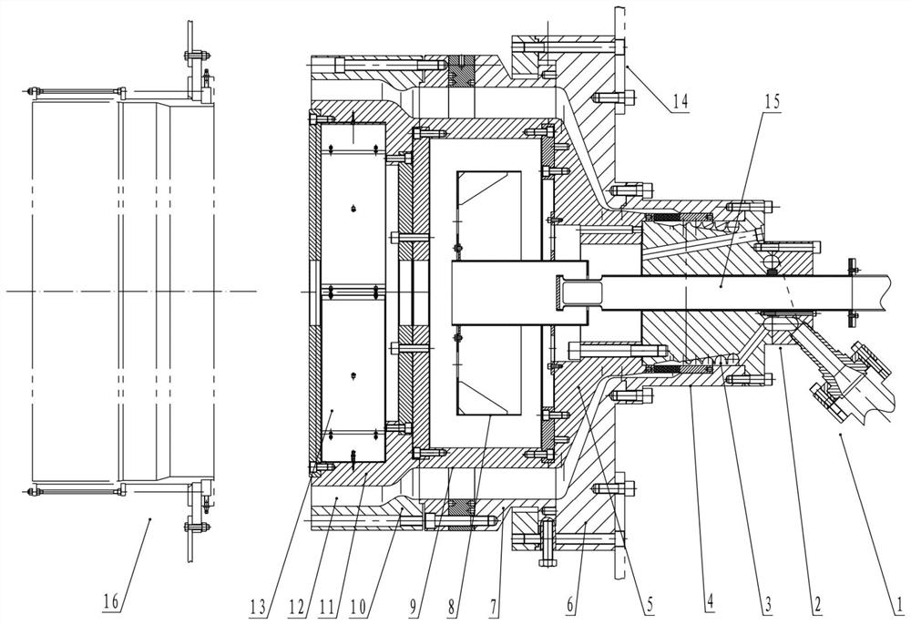 A mold for cross-standard production of high-density large-diameter polyethylene pipes