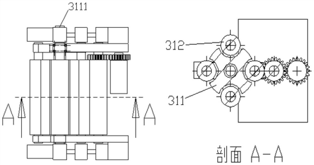 Rolling device for realizing various super-hydrophobic surface microstructure morphologies and application method of rolling device