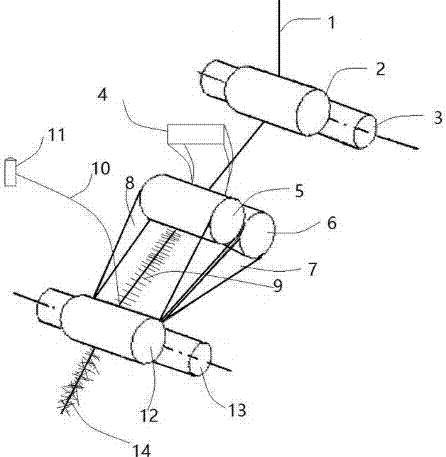 Production method for thermal-insulating fabric
