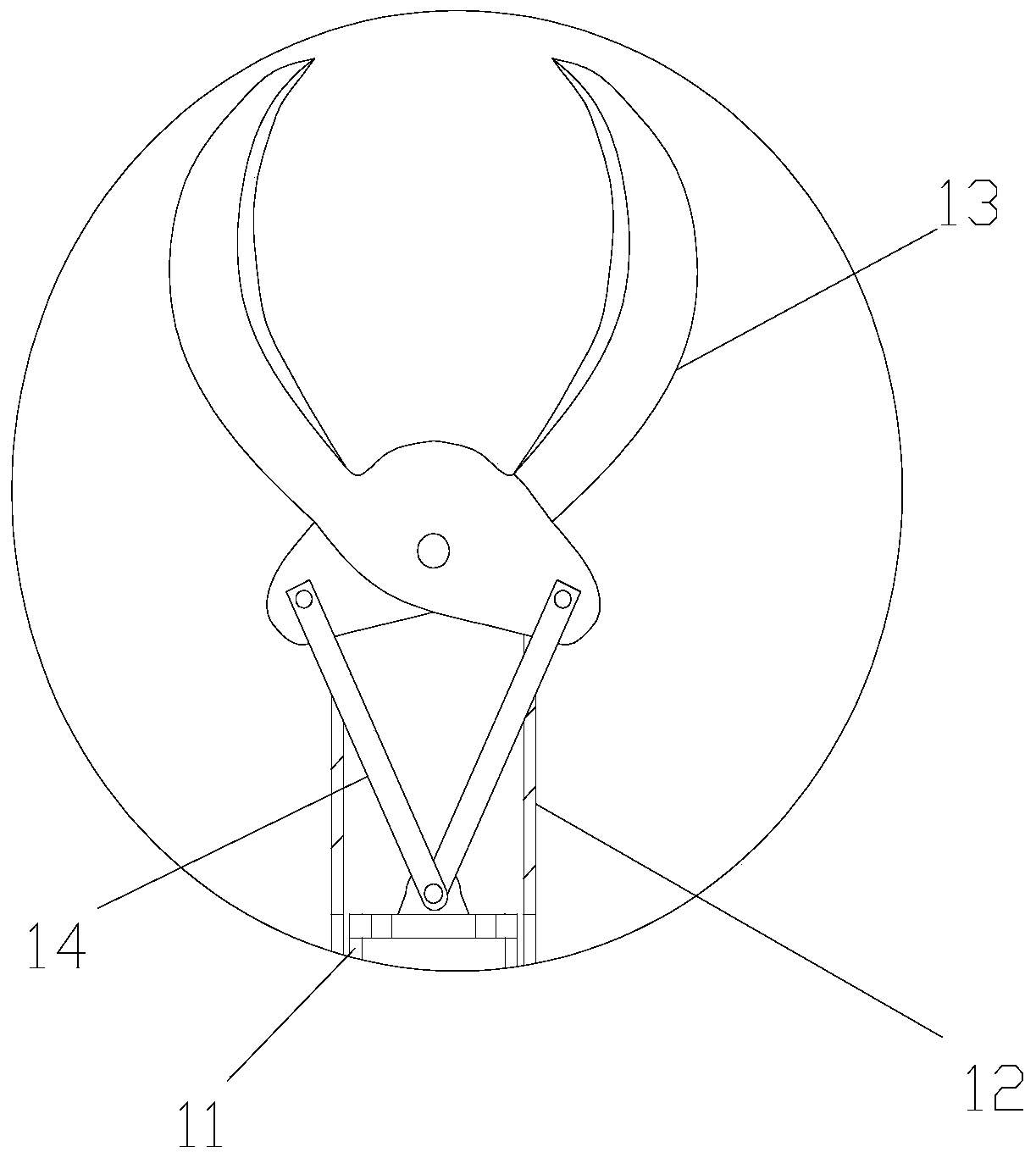 A kind of multifunctional tumor stripping scissors