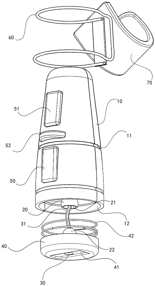 Ring type mouse capable of being adjusted in all directions and using method thereof