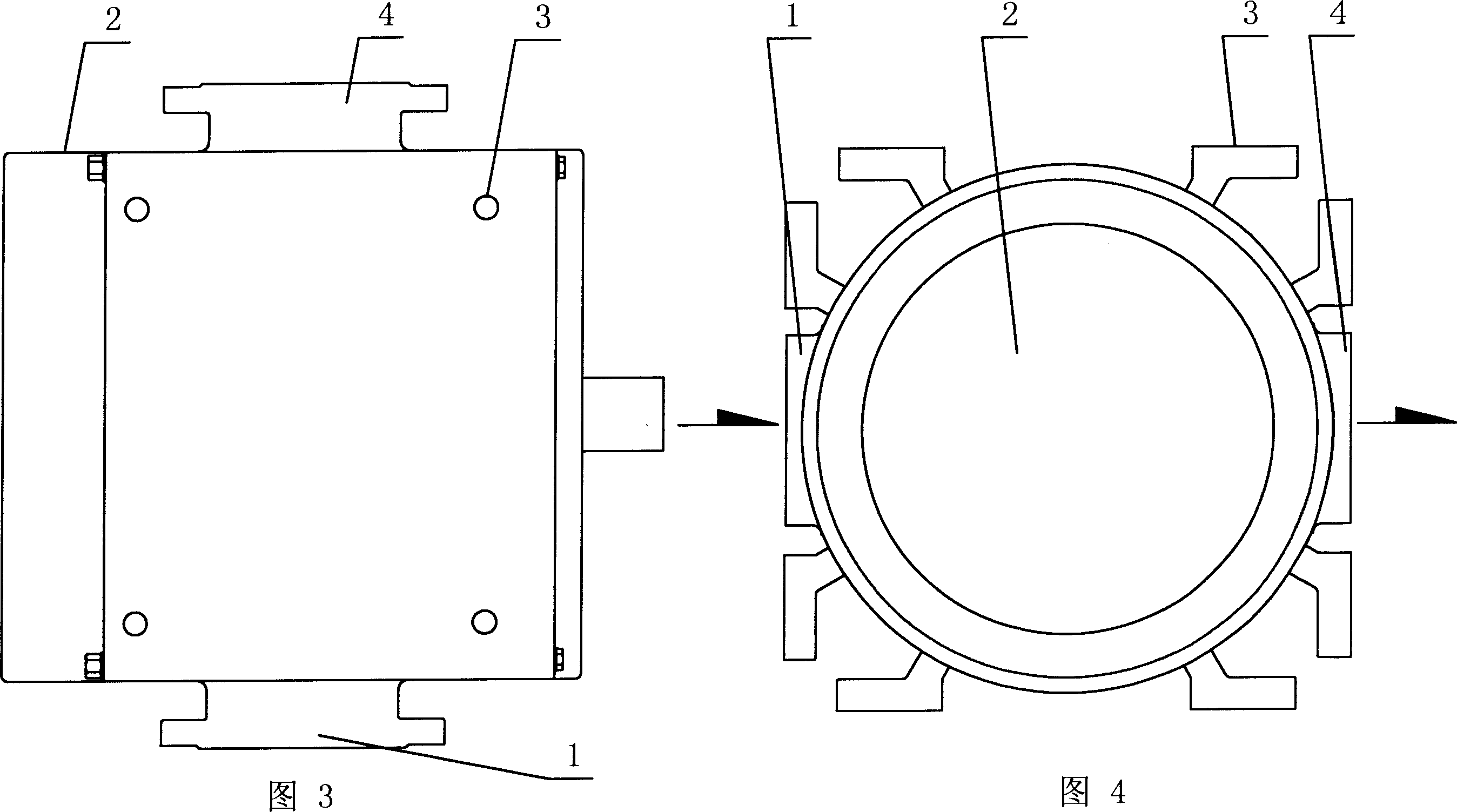 External loop type rotary piston pump