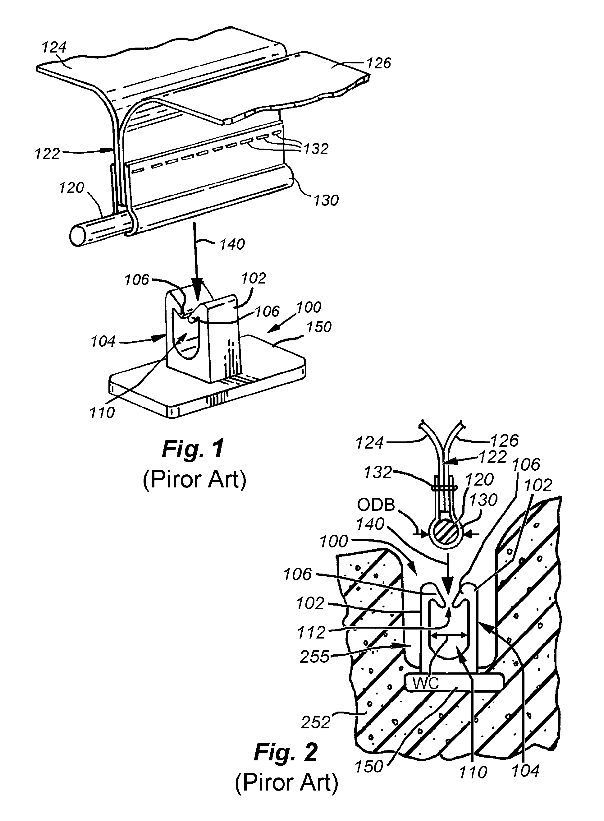 Festooned trim clip system and method for attaching festooned clips to a substrate