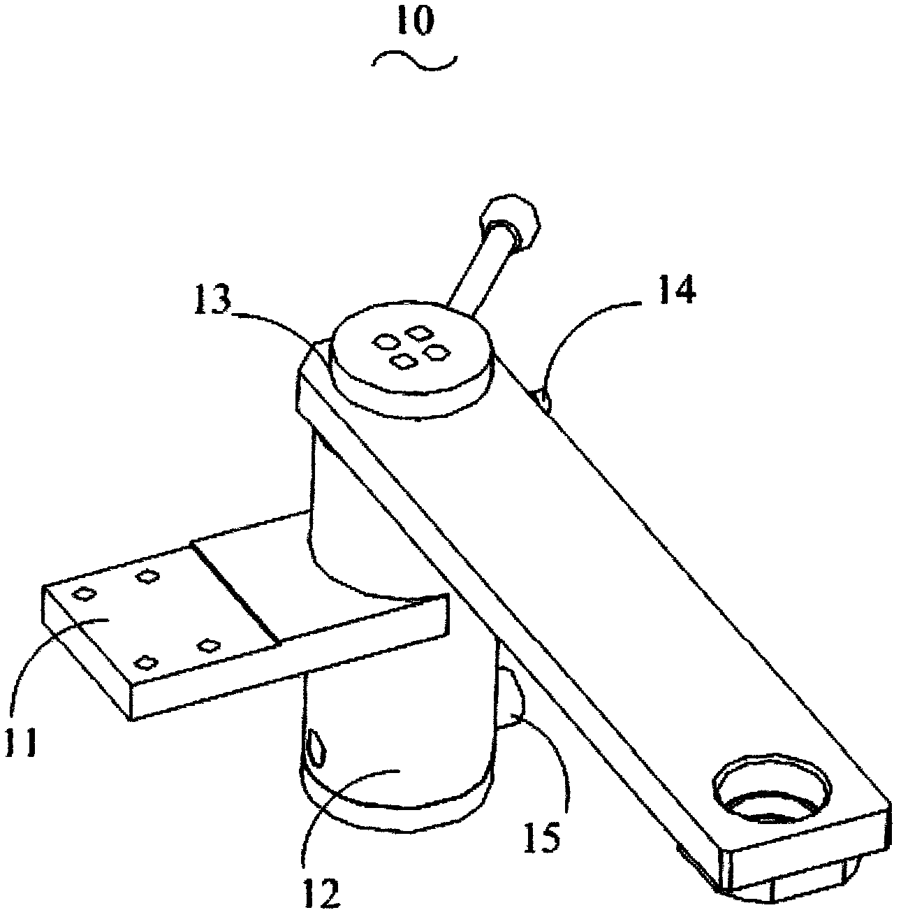 Single-crystal furnace crystal bar positioning device and single-crystal furnace using same