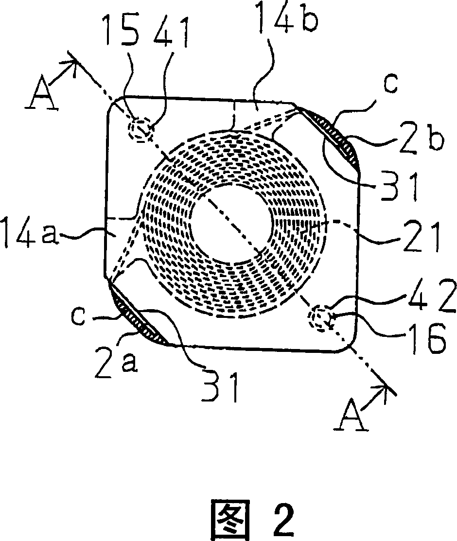 Surface installation inductor