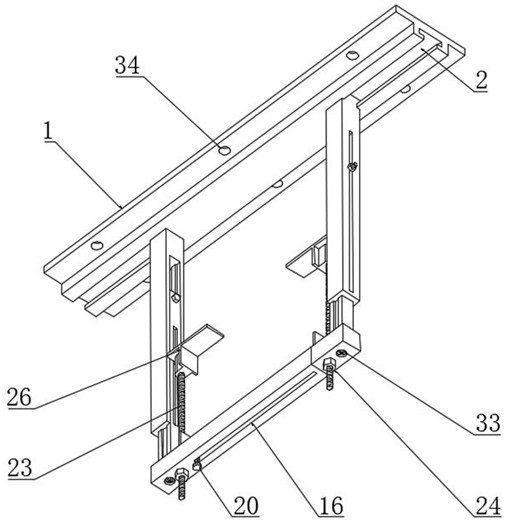 Bus duct fixing equipment for power bus processing