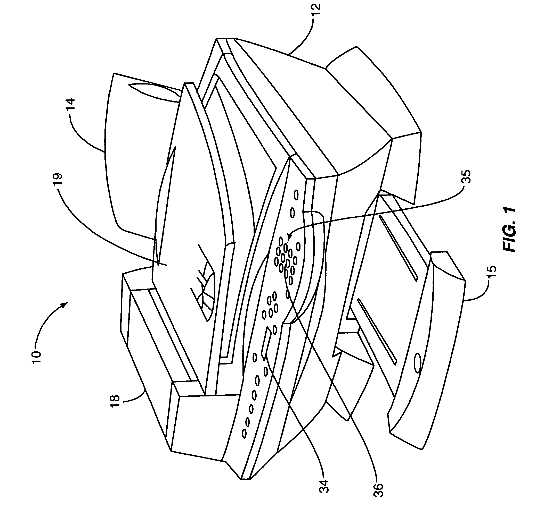 Method and device for reducing a size of a scanning device
