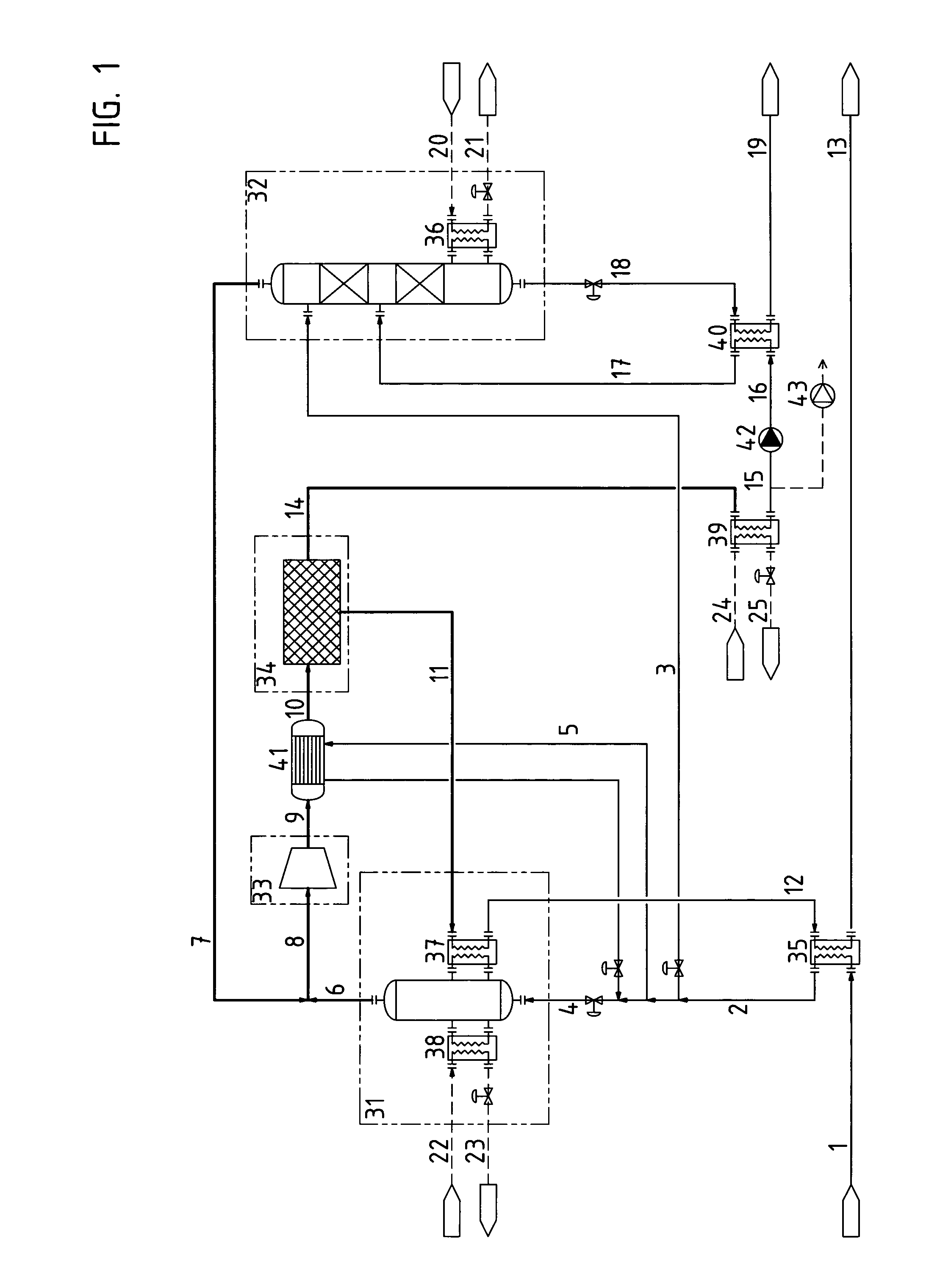 Method for dewatering a mixture of mostly ethanol and water