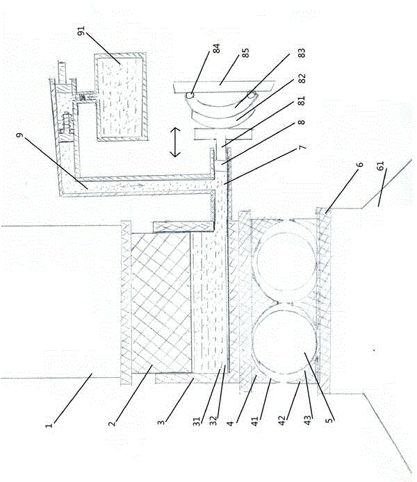 Shake-proof protection device for building
