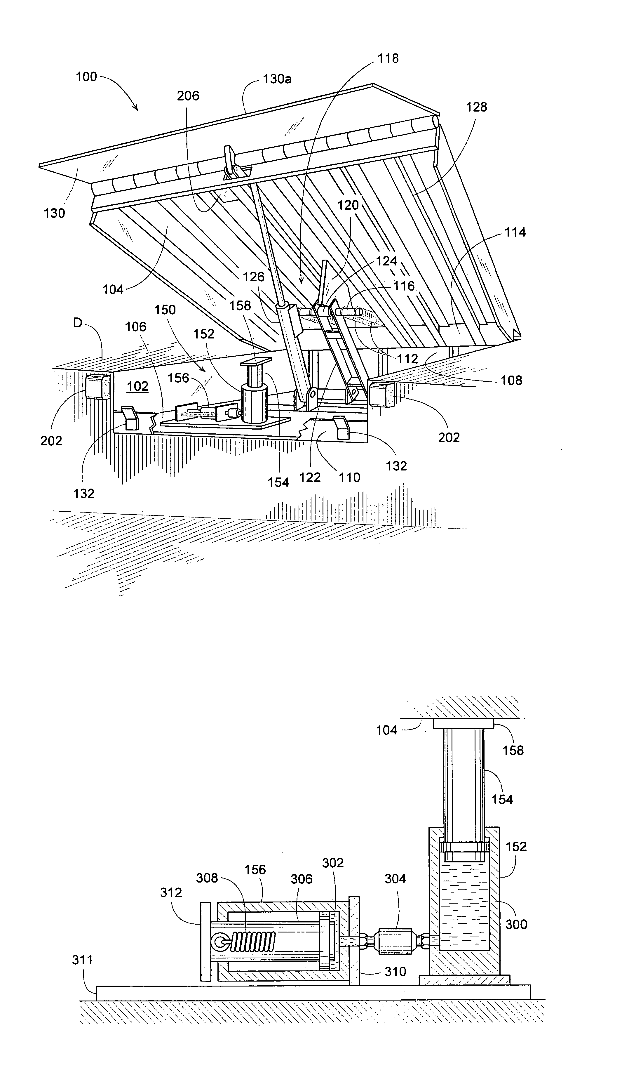 Stump-out apparatus for a dock leveler