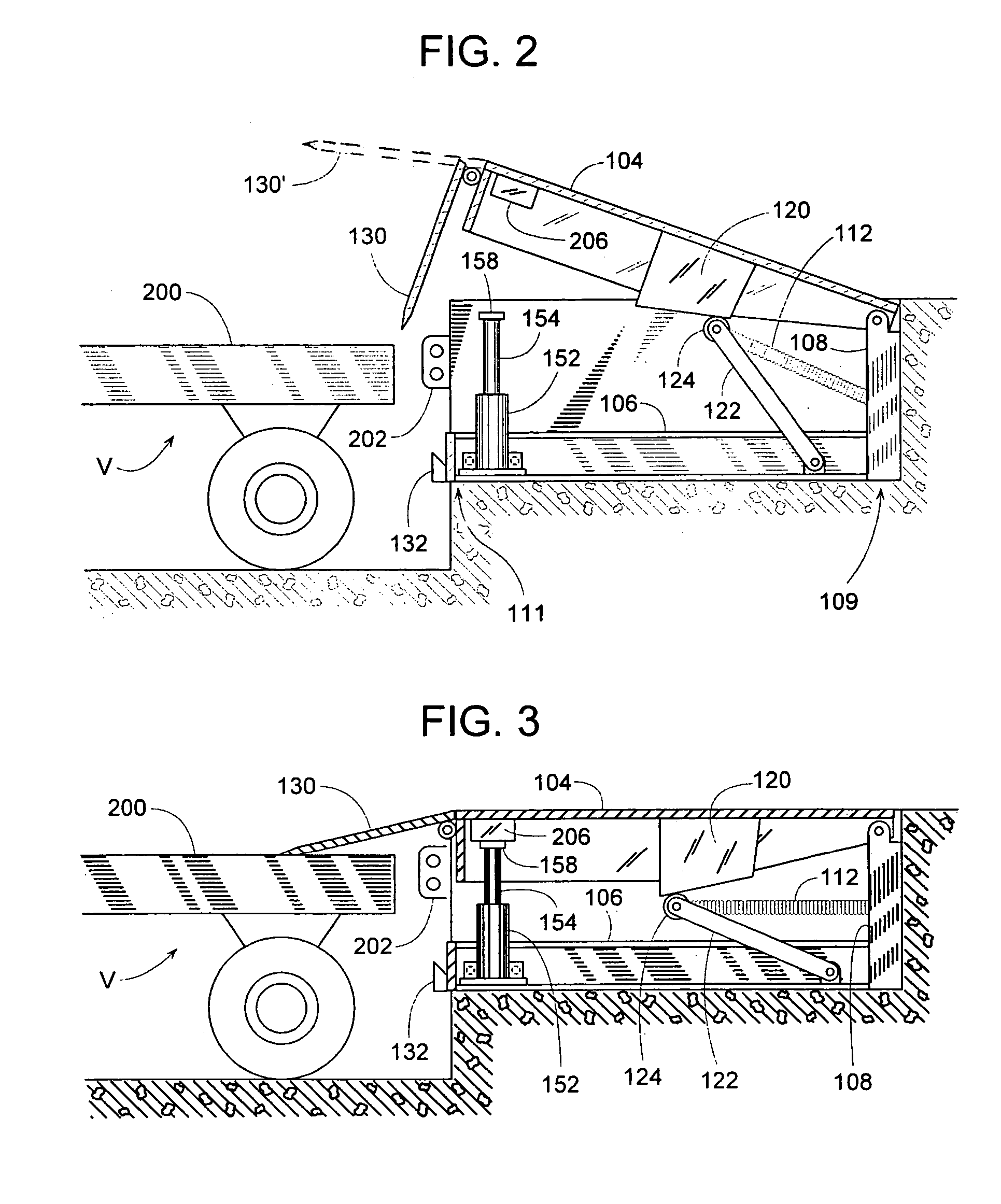 Stump-out apparatus for a dock leveler