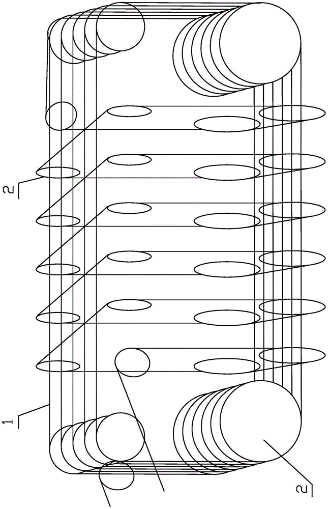 Square diamond wire saw device for polycrystalline silicon ingot