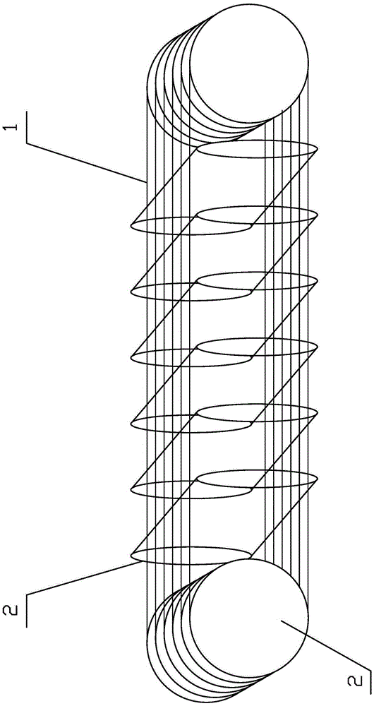 Square diamond wire saw device for polycrystalline silicon ingot