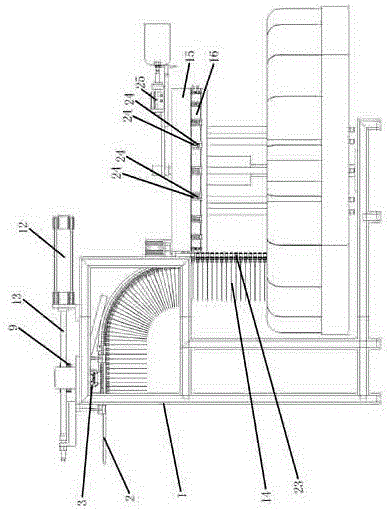 The bag feeding mechanism of the filling machine