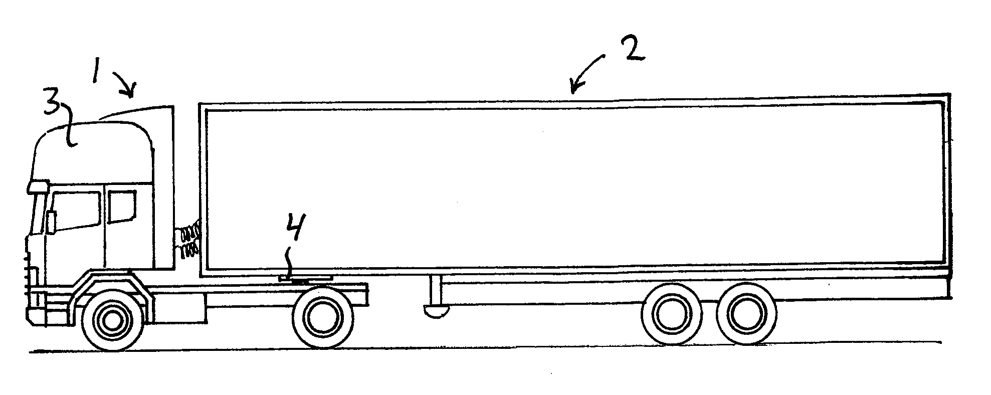 Method and system for regulating the linear position of a fifth wheel