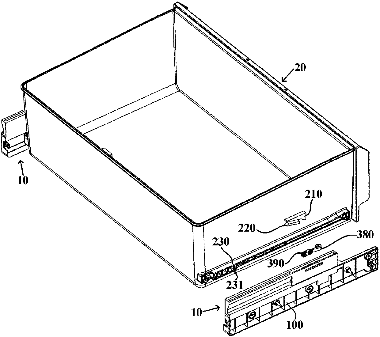 Refrigerator and drawer assembly of refrigerator