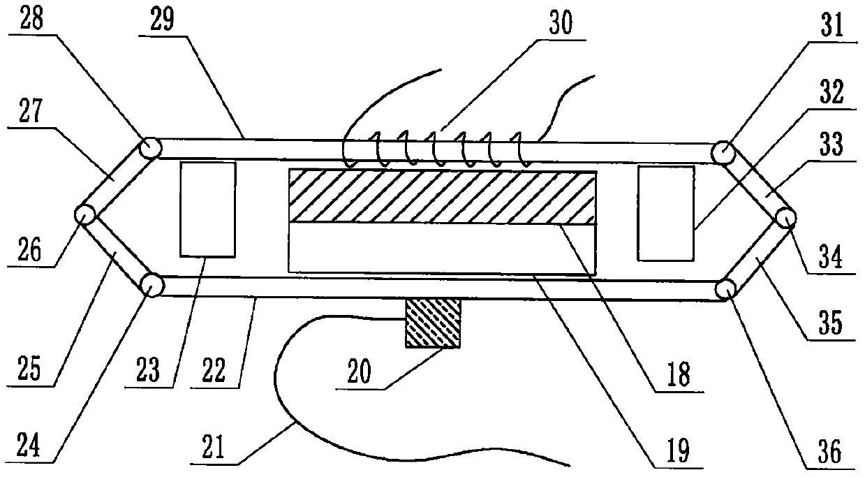 AIDS diagnosis device with easily-detachable component used for driving to-be-tested sample liquid