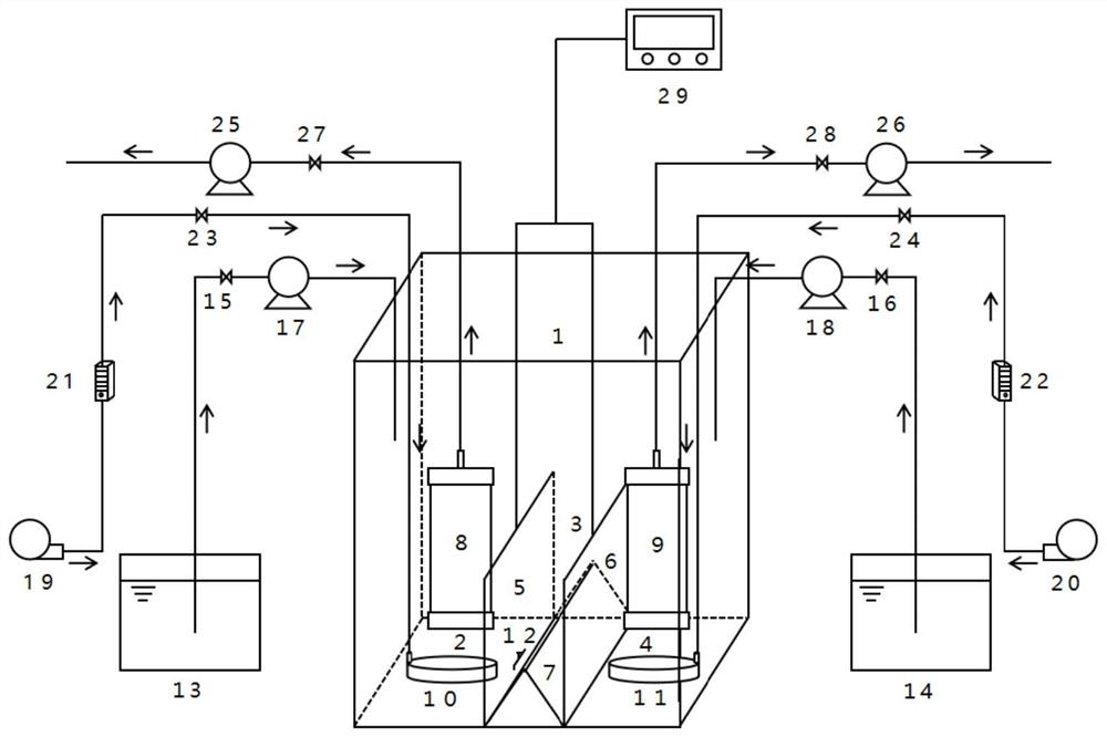 Integrated denitrification membrane bioreactor and sewage treatment method using bioreactor