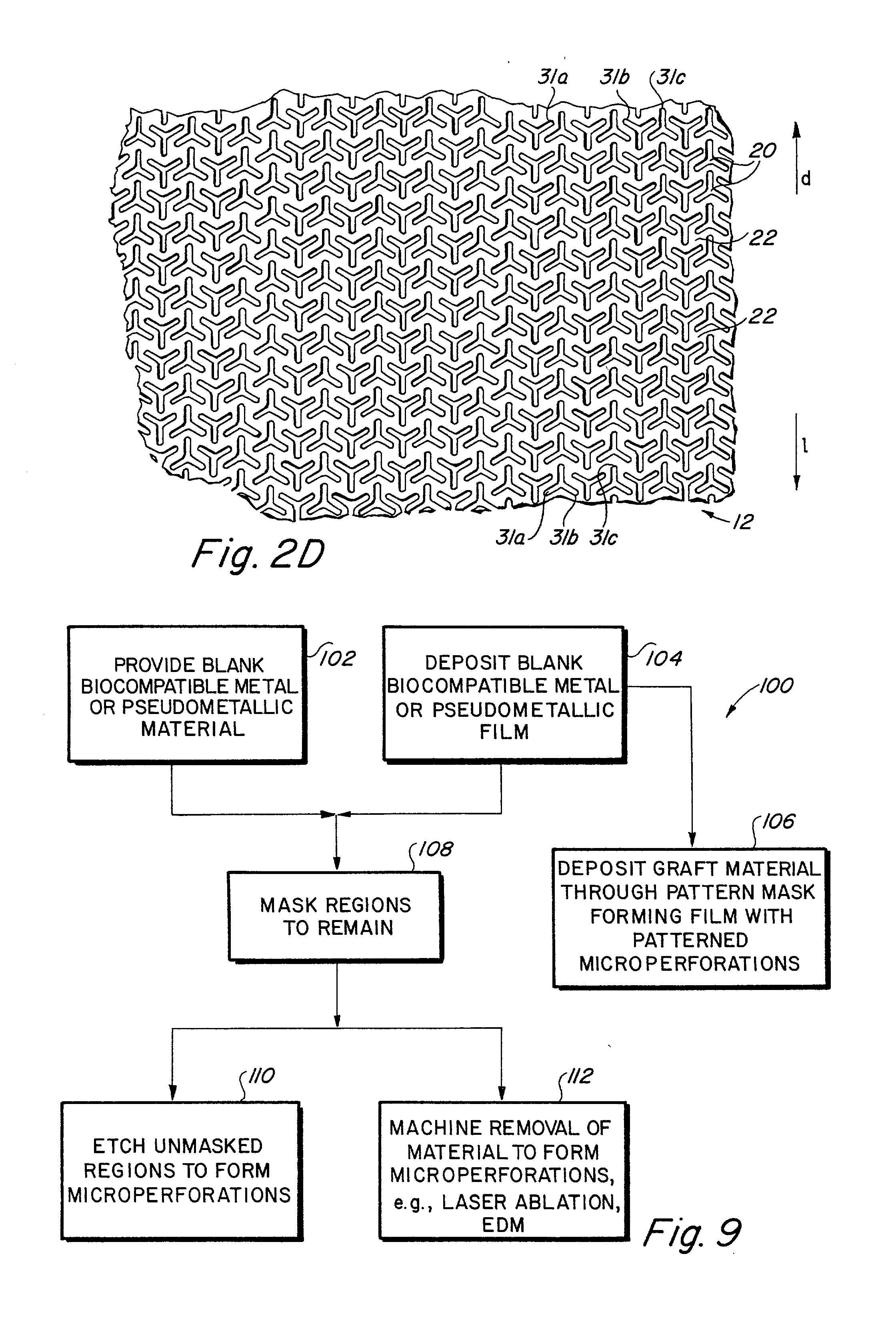 Self-supporting metallic implantable grafts, compliant implantable medical devices and methods of making same