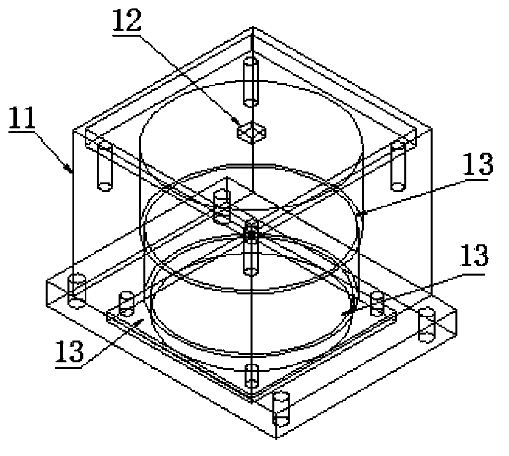 Test fixture of image sensor chip and with test light source