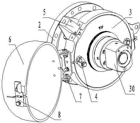 Granulator shear-pin safety mechanism