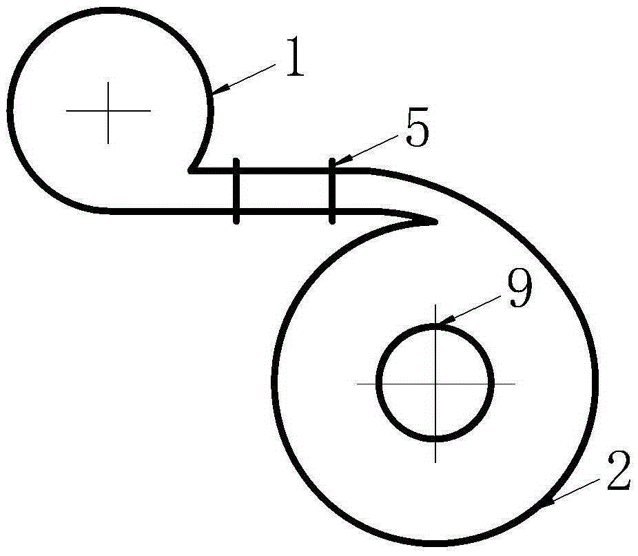 Low-pressure feeding two-product heavy-medium cyclone for realizing high-density sorting of low-density medium