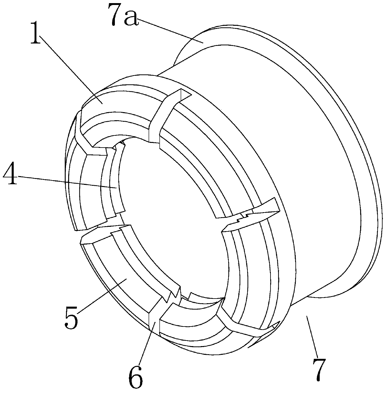 Connecting structure of electromagnetic hot melting pipe fitting