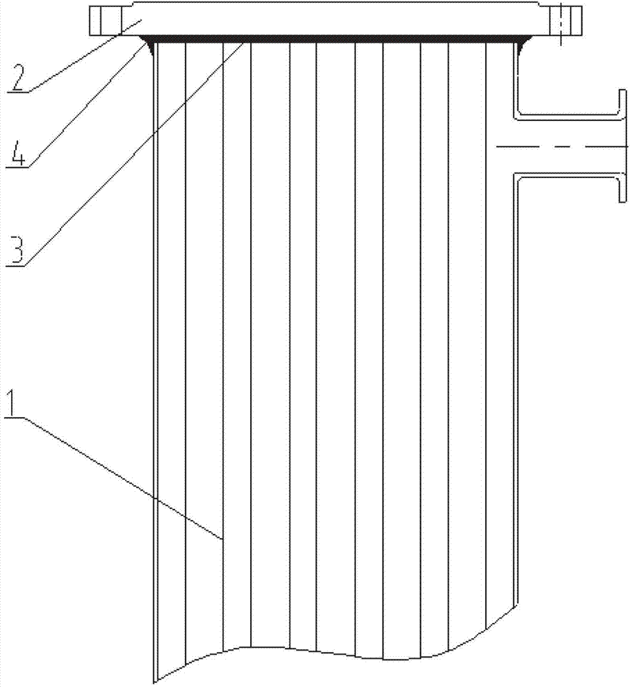 One-step-molded glass-lined pipe bundle condenser jacket