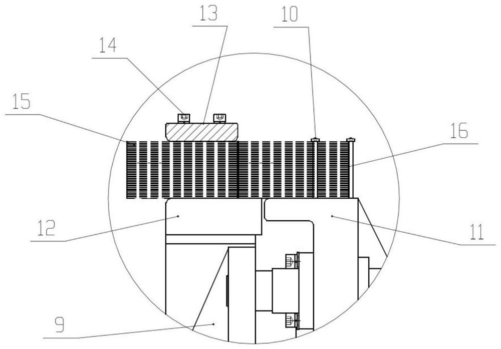 Continuous parallel traction method and traction device