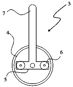 Marking device for sewing