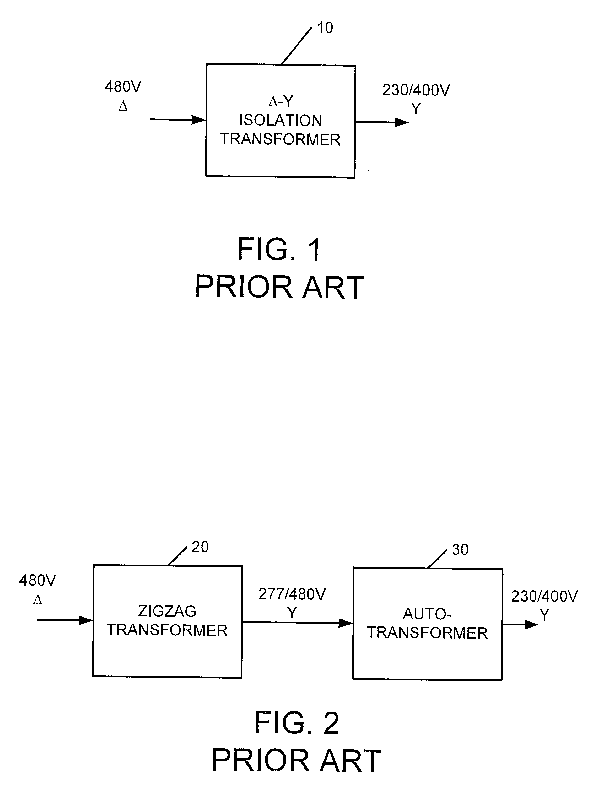 Zigzag autotransformer apparatus and methods