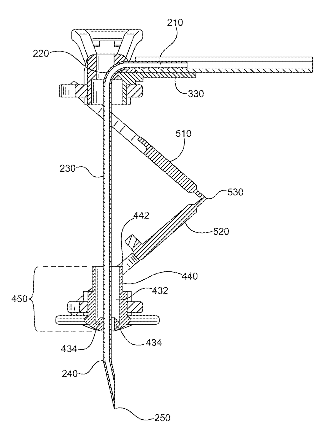 Huber safety needle