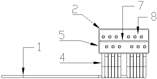 Multi-channel combined water-cooling plate