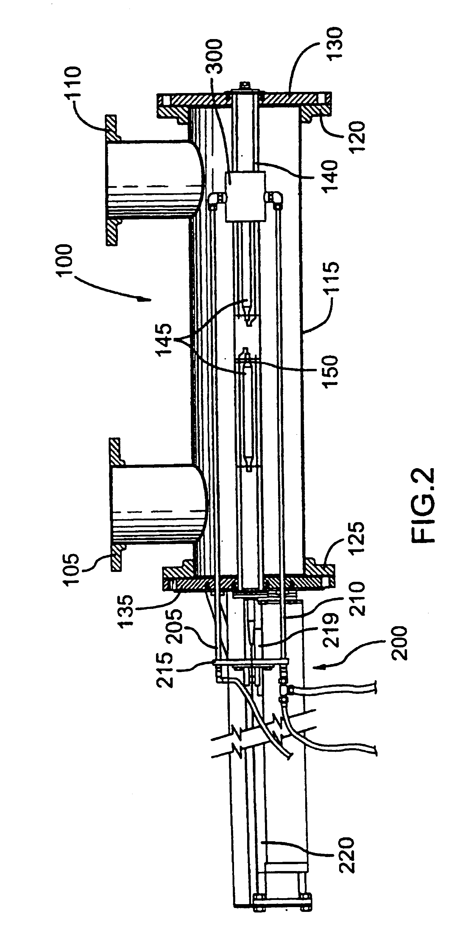 Fluid treatment system and cleaning apparatus therefor