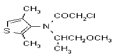 Weedicide composition containing dimethenamid-p and pendimethalin