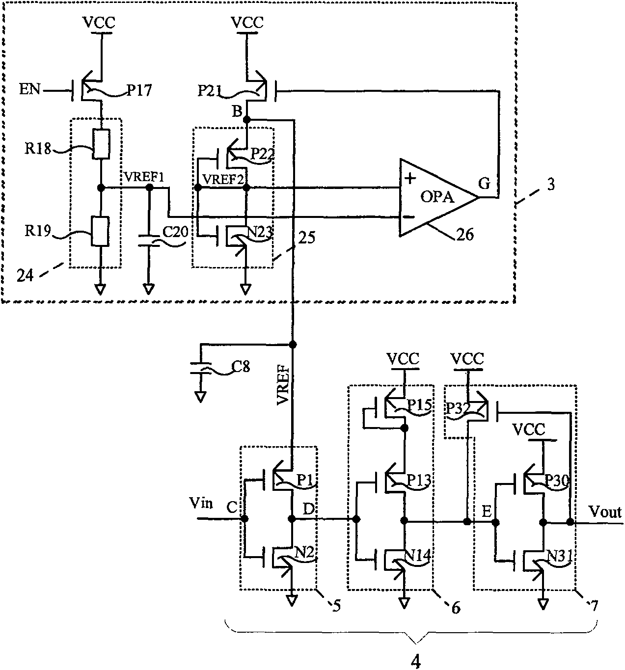 TTL and CMOS compatible input buffer