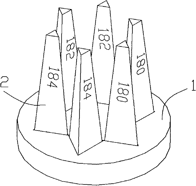Split type combined pyrometric cone
