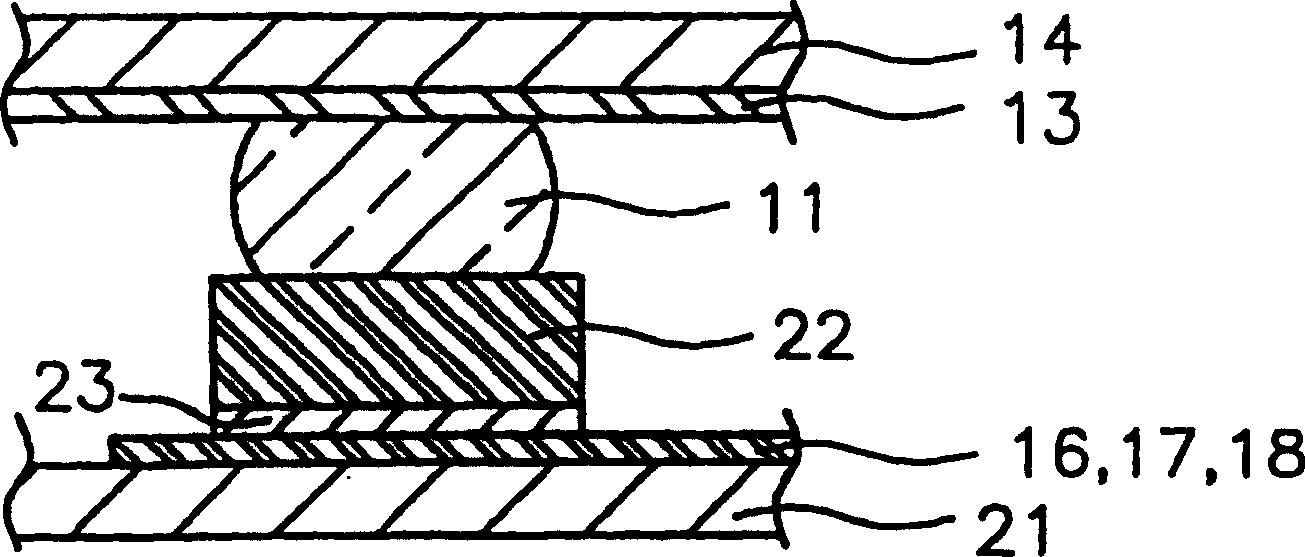 Surface acoustic wave device having salient pole and its manufactruing method