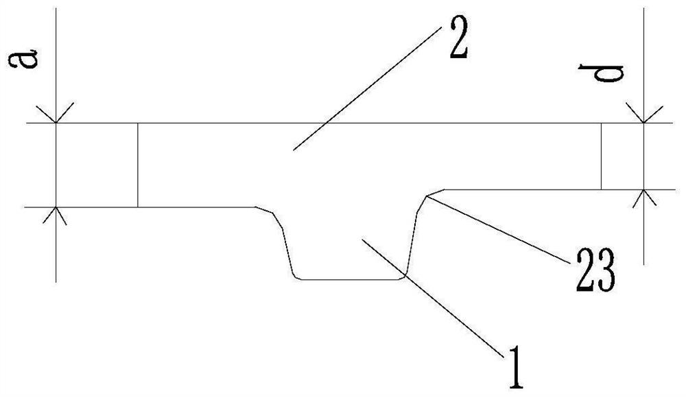 A Forging Method for Deformed Short T-shape Blank