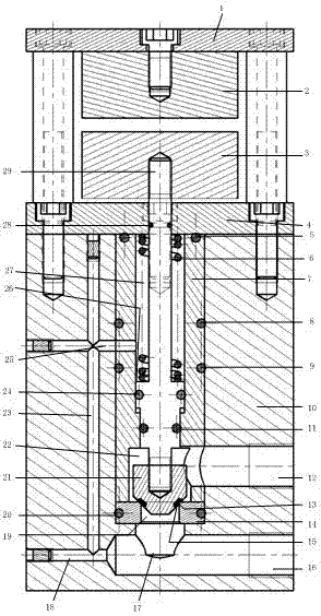 High-flow high-pressure pneumatic switch valve