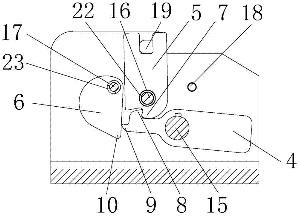 A self-locking mechanical lock relying on gravity