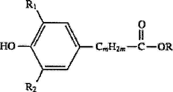 Method for synthesizing hindered phenol antioxidants